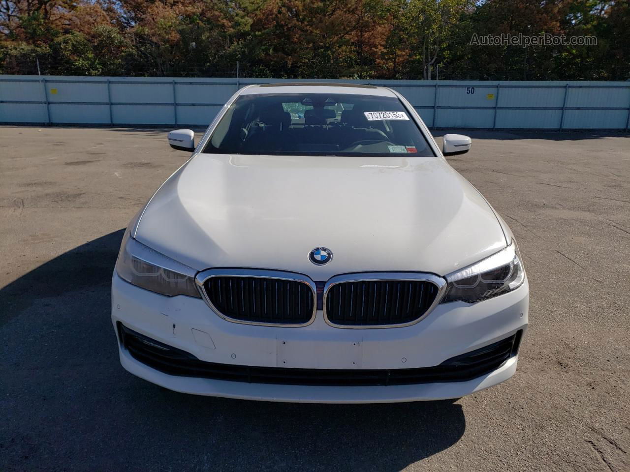 2018 Bmw 530xe  White vin: WBAJB1C59JB374685