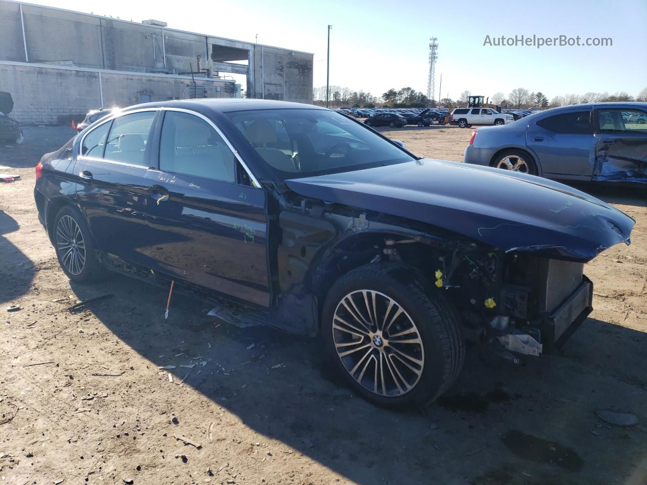 2018 Bmw 530xe  Blue vin: WBAJB1C59JB375027