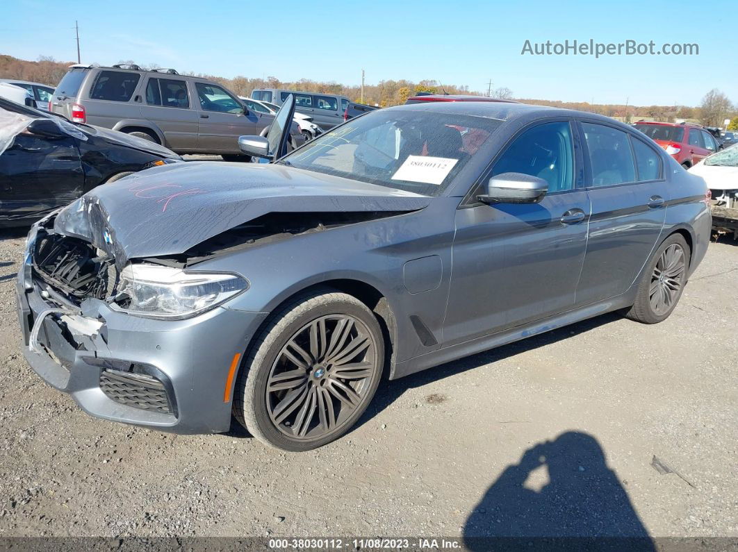 2019 Bmw 530e Xdrive Iperformance Gray vin: WBAJB1C5XKB375278