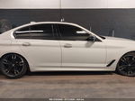 2018 Bmw 5 Series M550i Xdrive White vin: WBAJB9C50JB049504