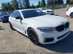 2019 Bmw 5 Series M550i Xdrive White vin: WBAJB9C55KB464738