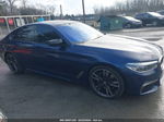 2019 Bmw M550i Xdrive Blue vin: WBAJB9C58KB464961