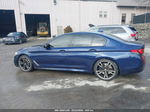 2019 Bmw M550i Xdrive Blue vin: WBAJB9C58KB464961