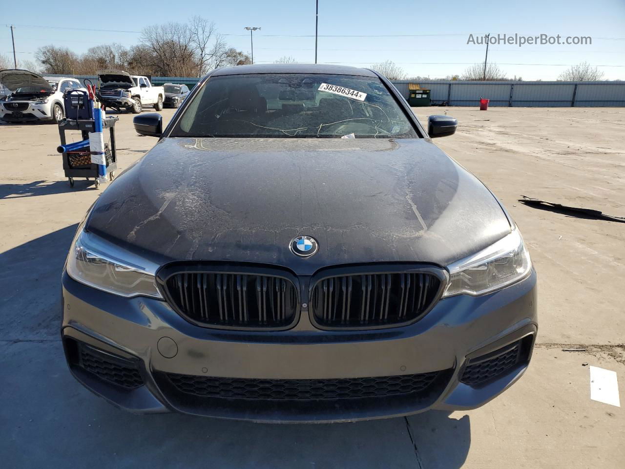 2017 Bmw 540 I Black vin: WBAJE5C30HG914564