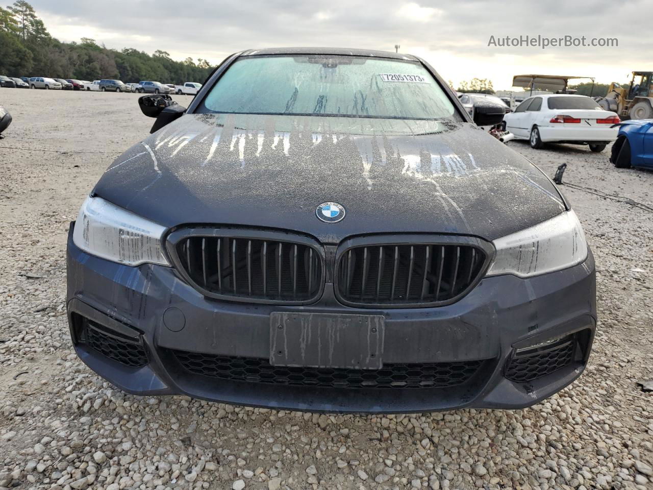 2017 Bmw 540 I Black vin: WBAJE5C30HG916895