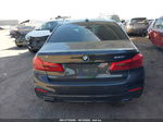 2017 Bmw 5 Series 540i Gray vin: WBAJE5C31HG914394