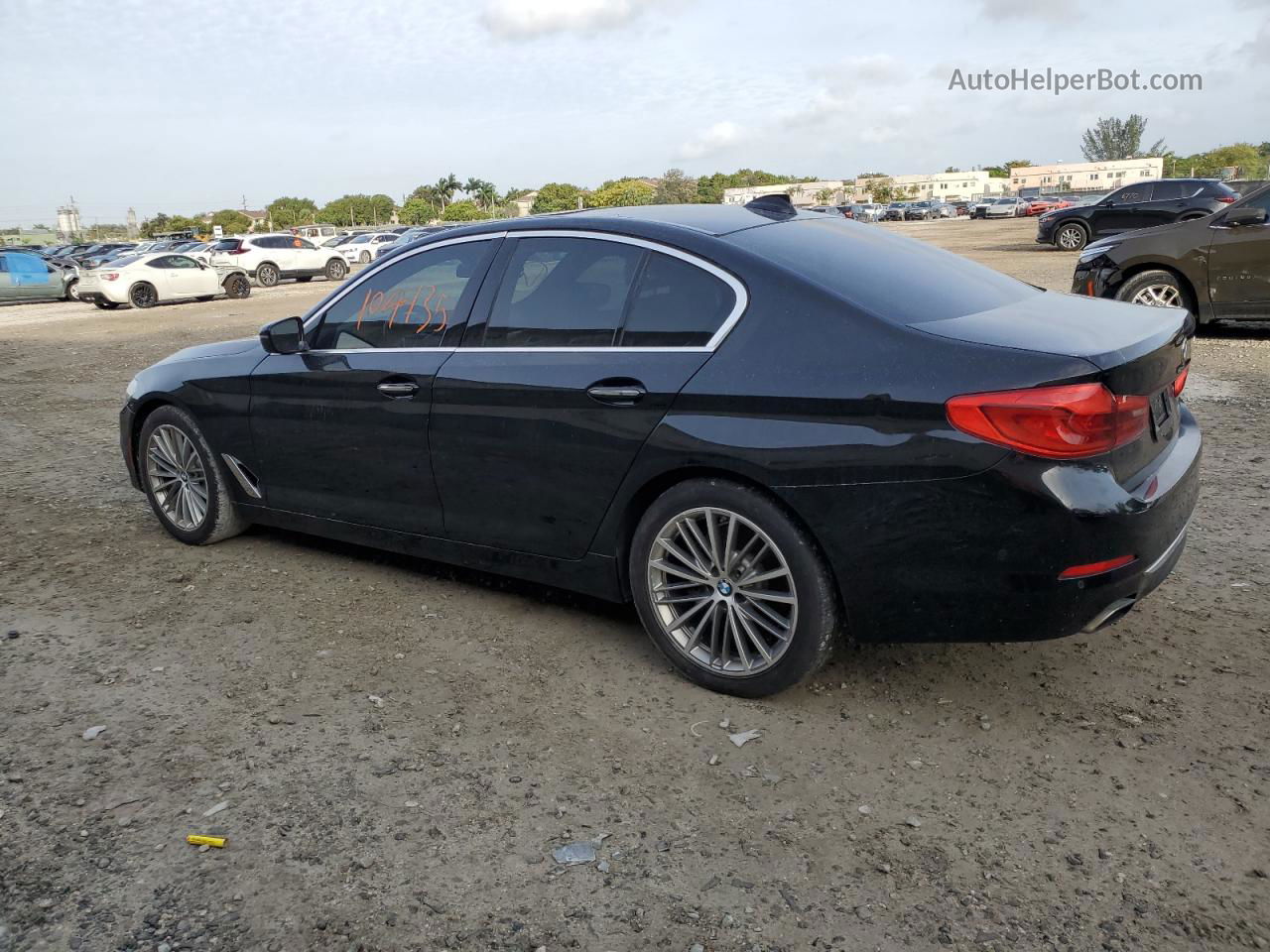 2017 Bmw 540 I Black vin: WBAJE5C32HG914145