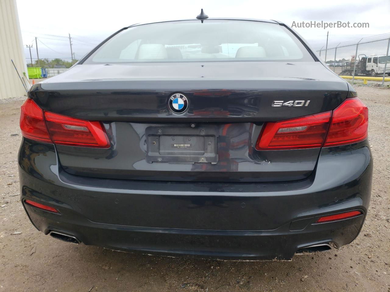 2017 Bmw 540 I Gray vin: WBAJE5C33HG477885