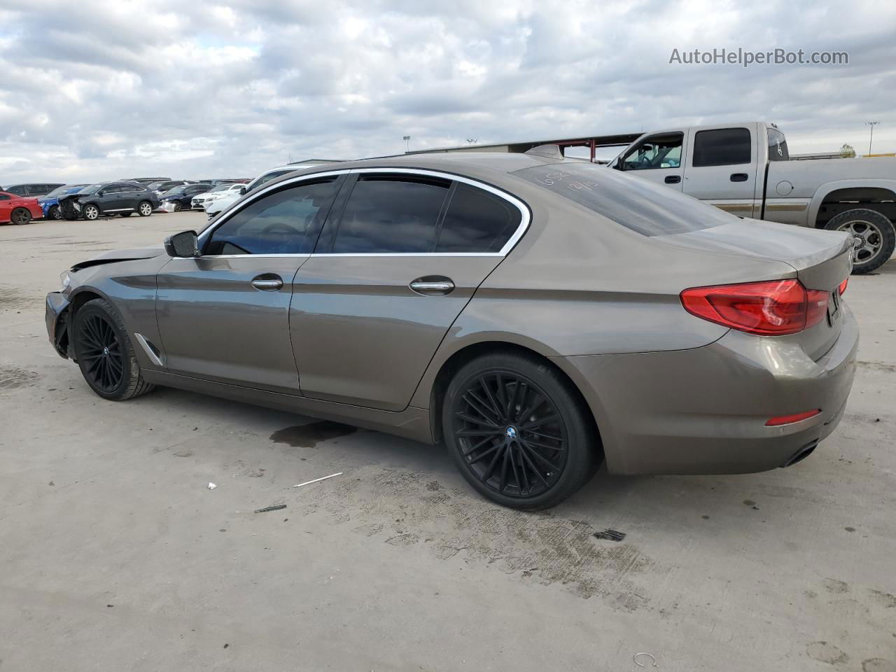 2017 Bmw 540 I Beige vin: WBAJE5C37HG478036