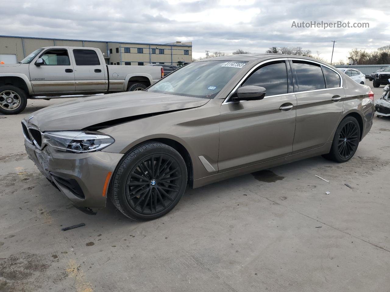 2017 Bmw 540 I Beige vin: WBAJE5C37HG478036