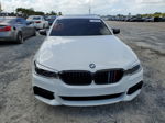 2017 Bmw 540 I White vin: WBAJE5C37HG915615