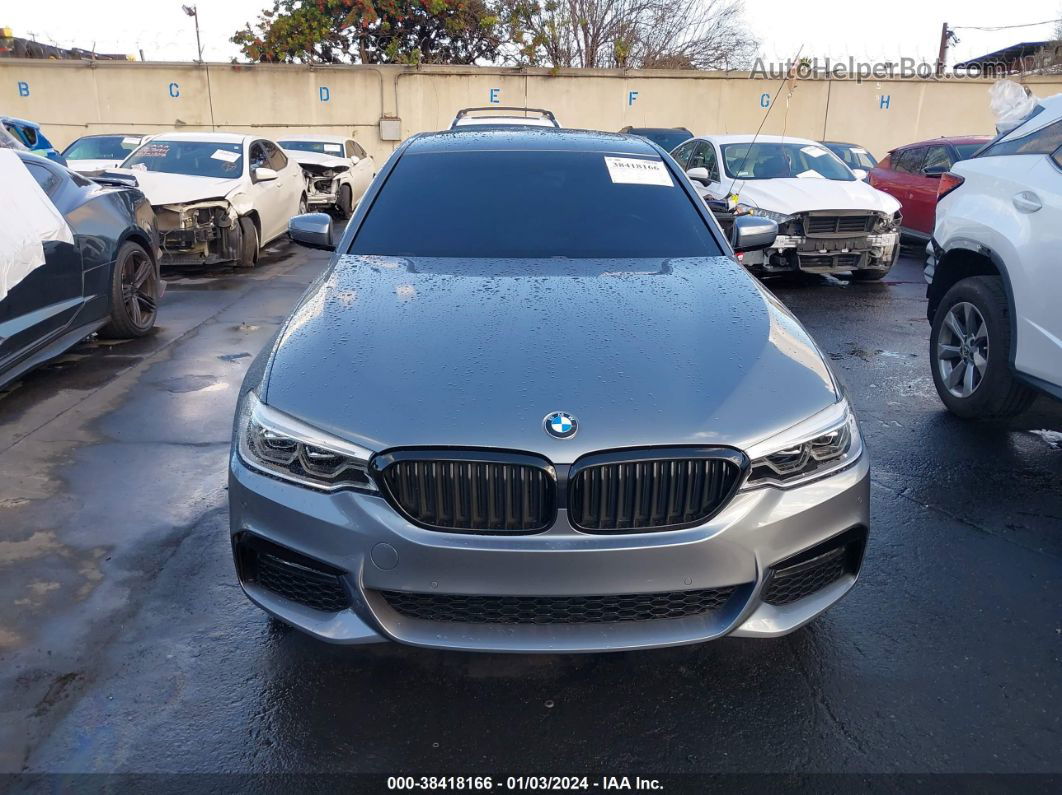 2017 Bmw 540i   Gray vin: WBAJE5C37HG915730