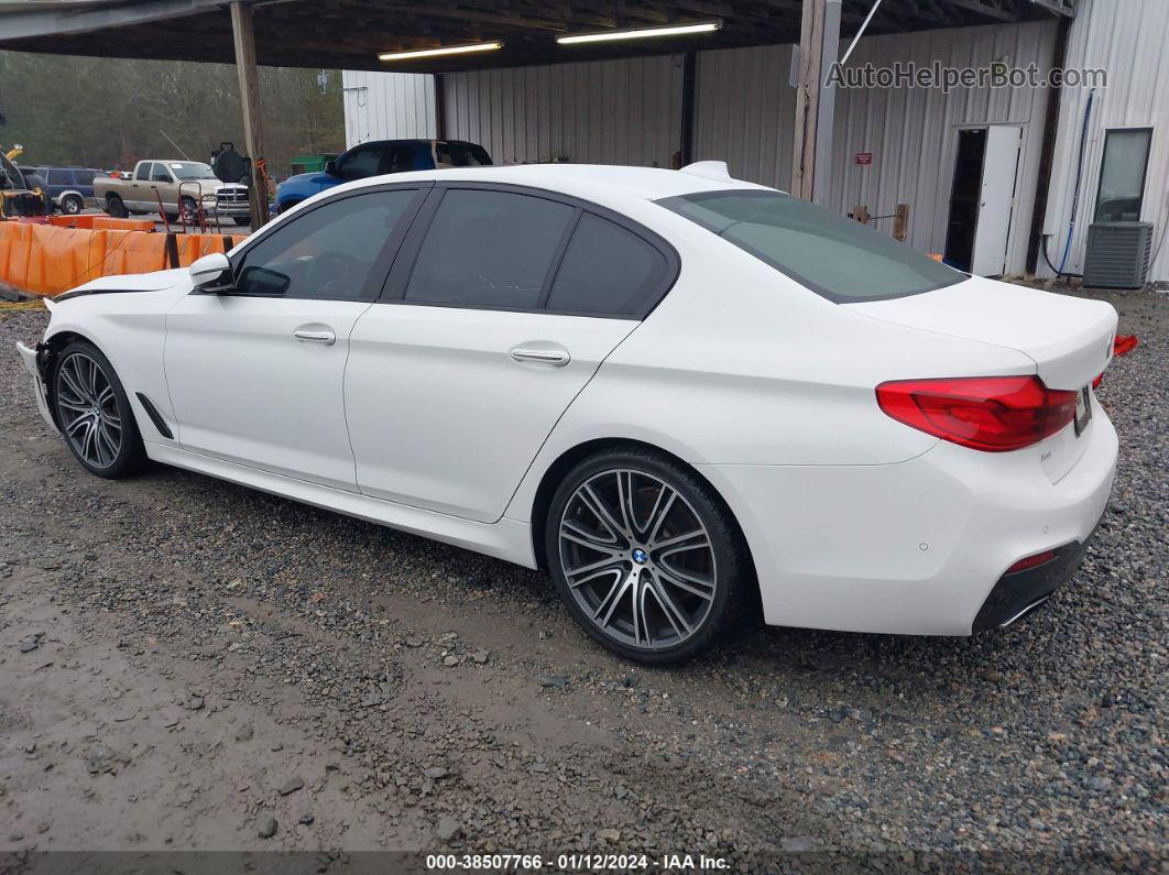 2017 Bmw 540i   White vin: WBAJE5C38HG914229