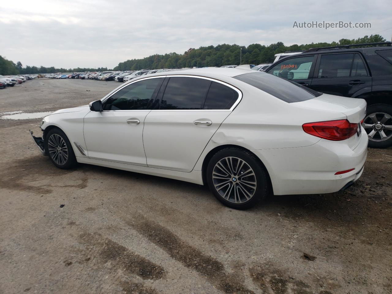 2017 Bmw 540 I White vin: WBAJE5C3XHG914071