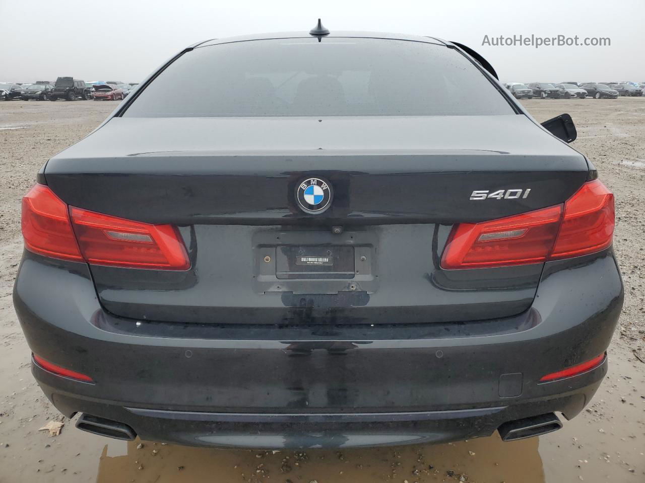 2019 Bmw 540 I Black vin: WBAJE5C50KG919627