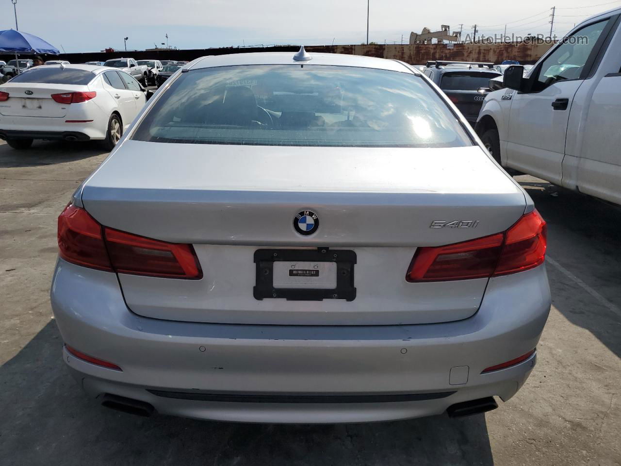 2018 Bmw 540 I Gray vin: WBAJE5C51JWA93782