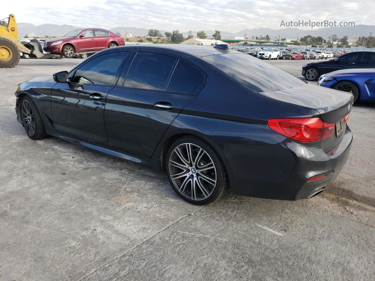 2018 Bmw 540 I Gray vin: WBAJE5C51JWA94964