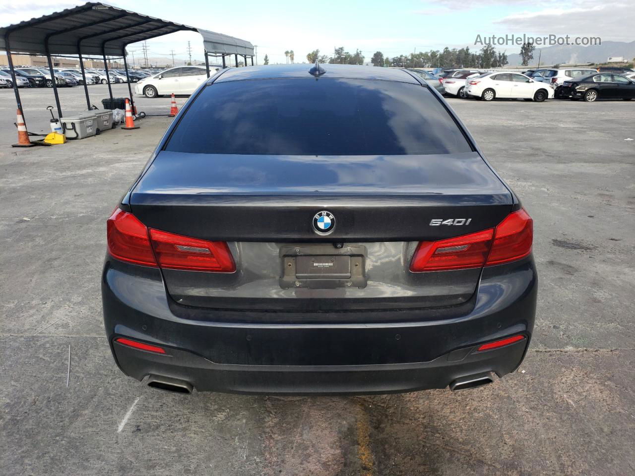 2018 Bmw 540 I Gray vin: WBAJE5C51JWA94964