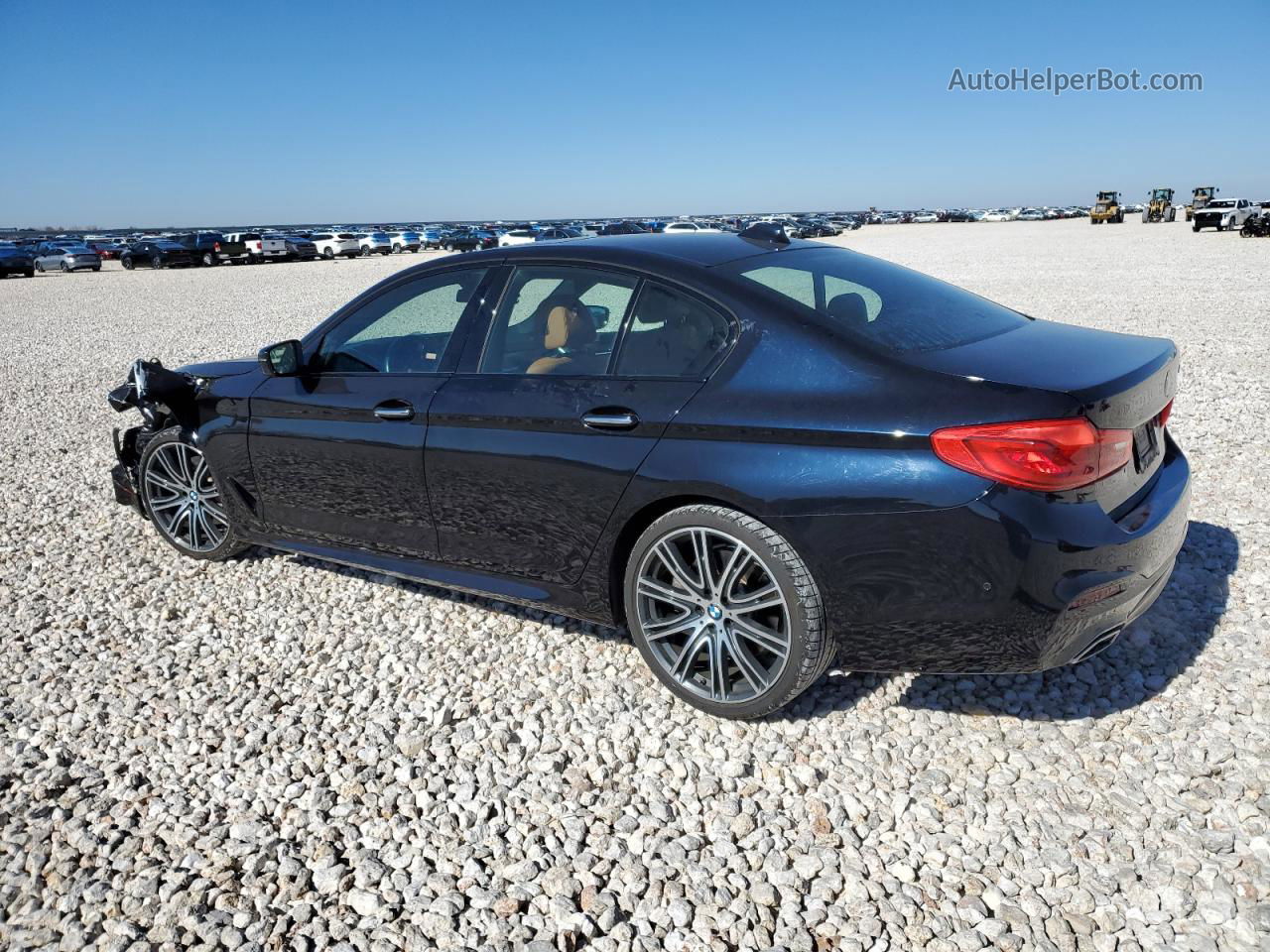 2018 Bmw 540 I Black vin: WBAJE5C51JWA95693