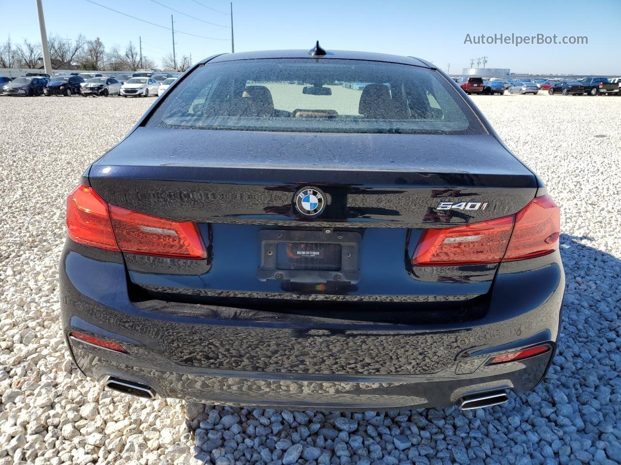 2018 Bmw 540 I Black vin: WBAJE5C51JWA95693