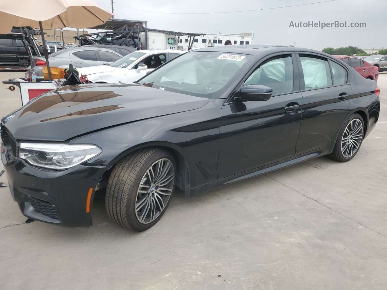 2019 Bmw 540 I Black vin: WBAJE5C51KBM76806