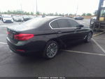 2018 Bmw 5 Series 540i Black vin: WBAJE5C53JWA94156