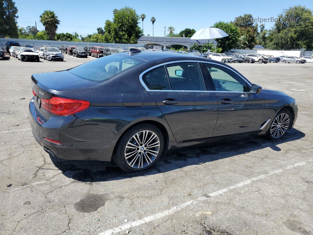 2019 Bmw 540 I Charcoal vin: WBAJE5C53KG919119