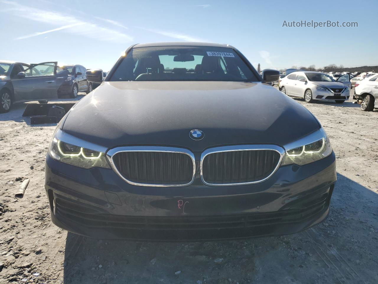 2019 Bmw 540 I Blue vin: WBAJE5C54KWW25802