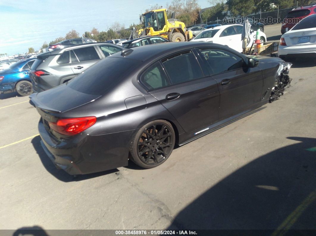 2019 Bmw 540i   Gray vin: WBAJE5C54KWW32409