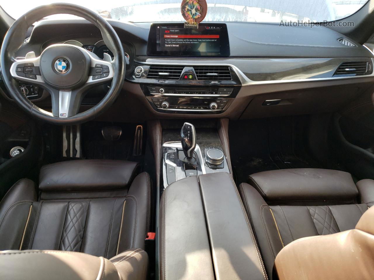 2019 Bmw 540 I Gray vin: WBAJE5C55KWE66016