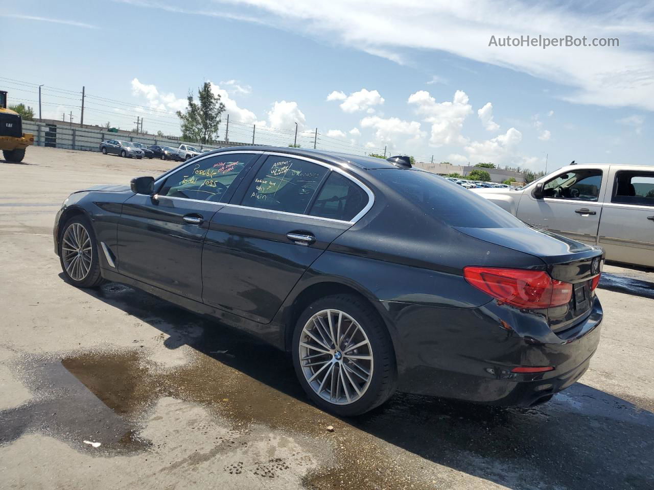 2018 Bmw 540 I Black vin: WBAJE5C56JWA93390