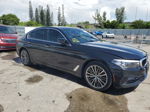 2018 Bmw 540 I Черный vin: WBAJE5C56JWA93390