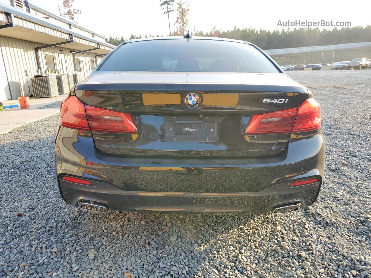 2018 Bmw 540 I Black vin: WBAJE5C56JWA95706