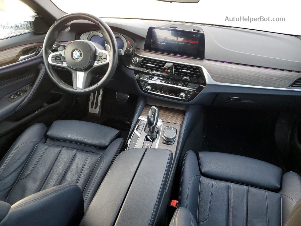 2019 Bmw 540 I White vin: WBAJE5C57KG918958