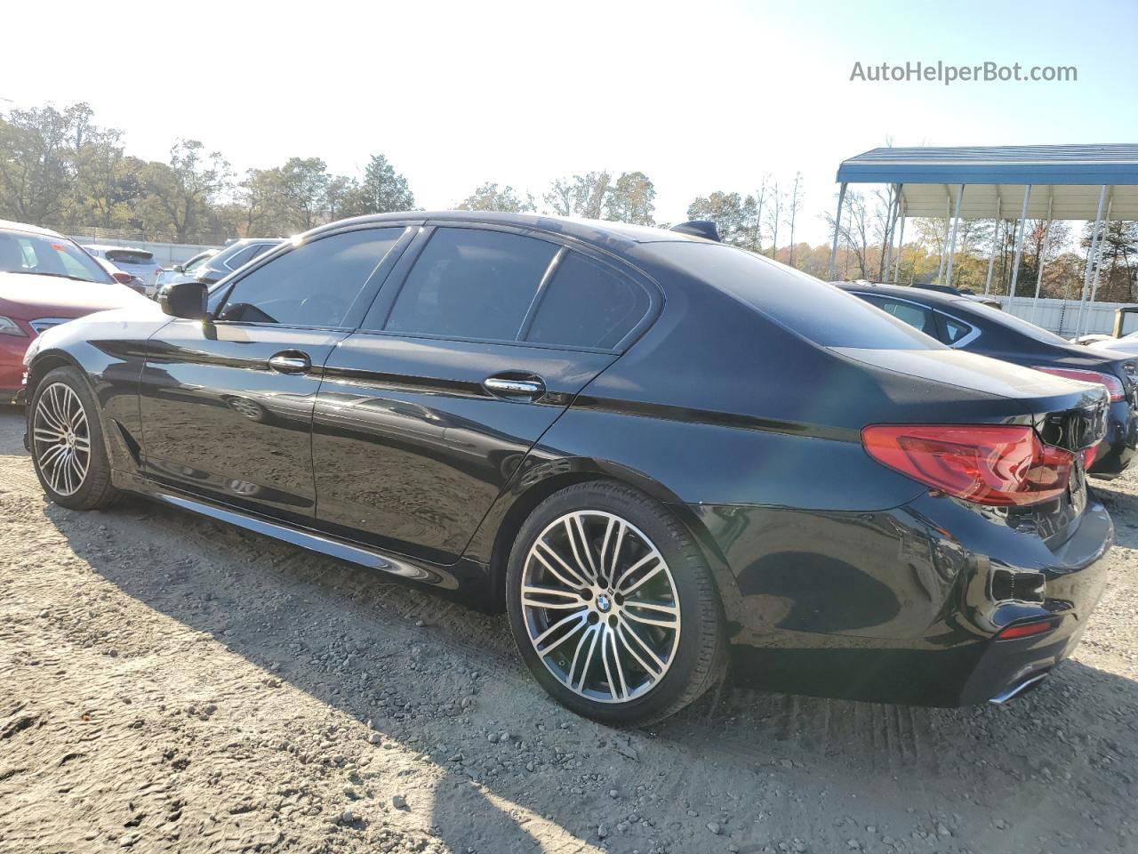 2018 Bmw 540 I Black vin: WBAJE5C58JG918210