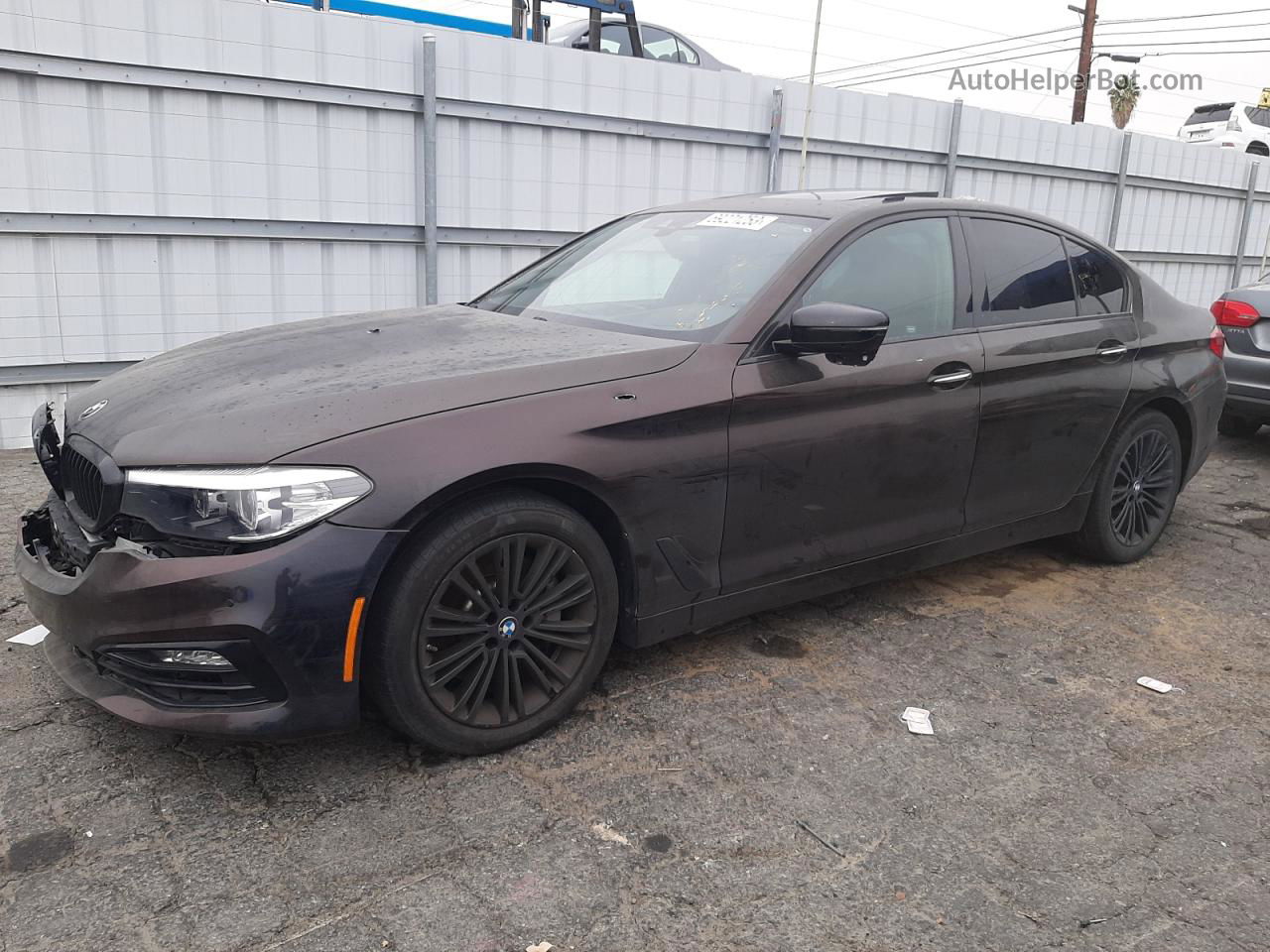 2018 Bmw 540 I Black vin: WBAJE5C5XJWA94882