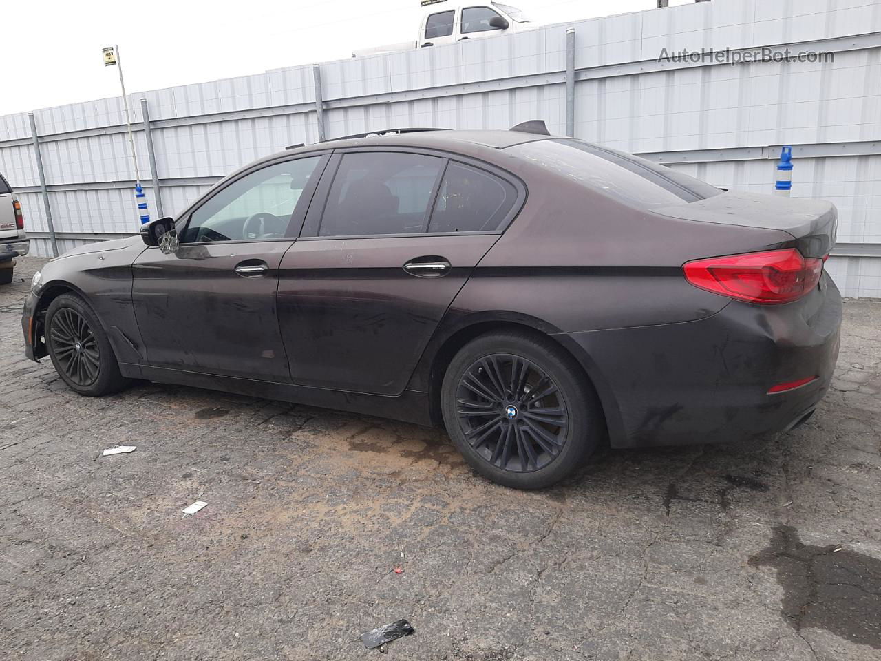 2018 Bmw 540 I Black vin: WBAJE5C5XJWA94882