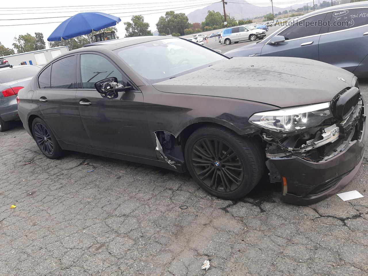 2018 Bmw 540 I Black vin: WBAJE5C5XJWA94882