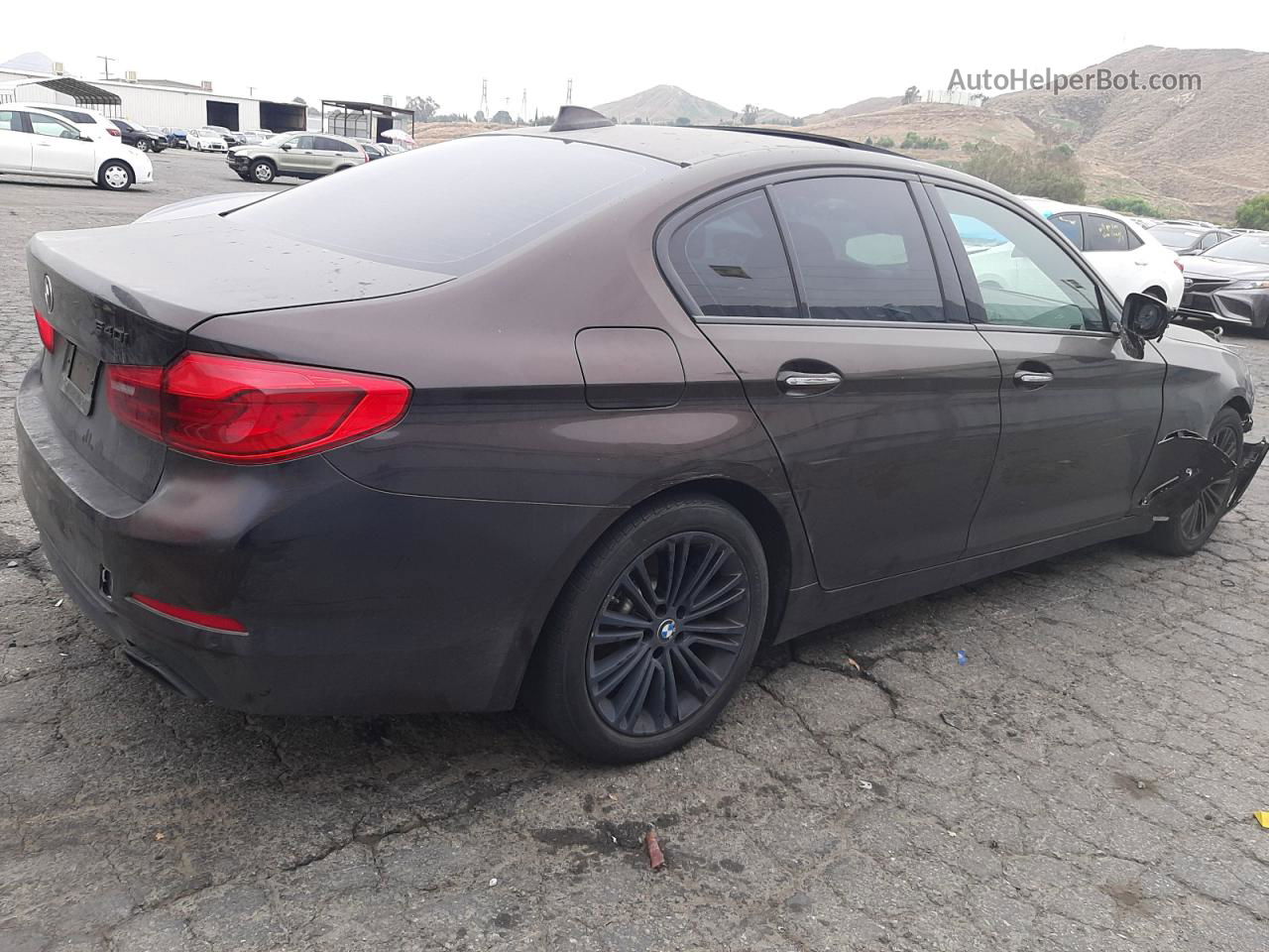 2018 Bmw 540 I Black vin: WBAJE5C5XJWA94882