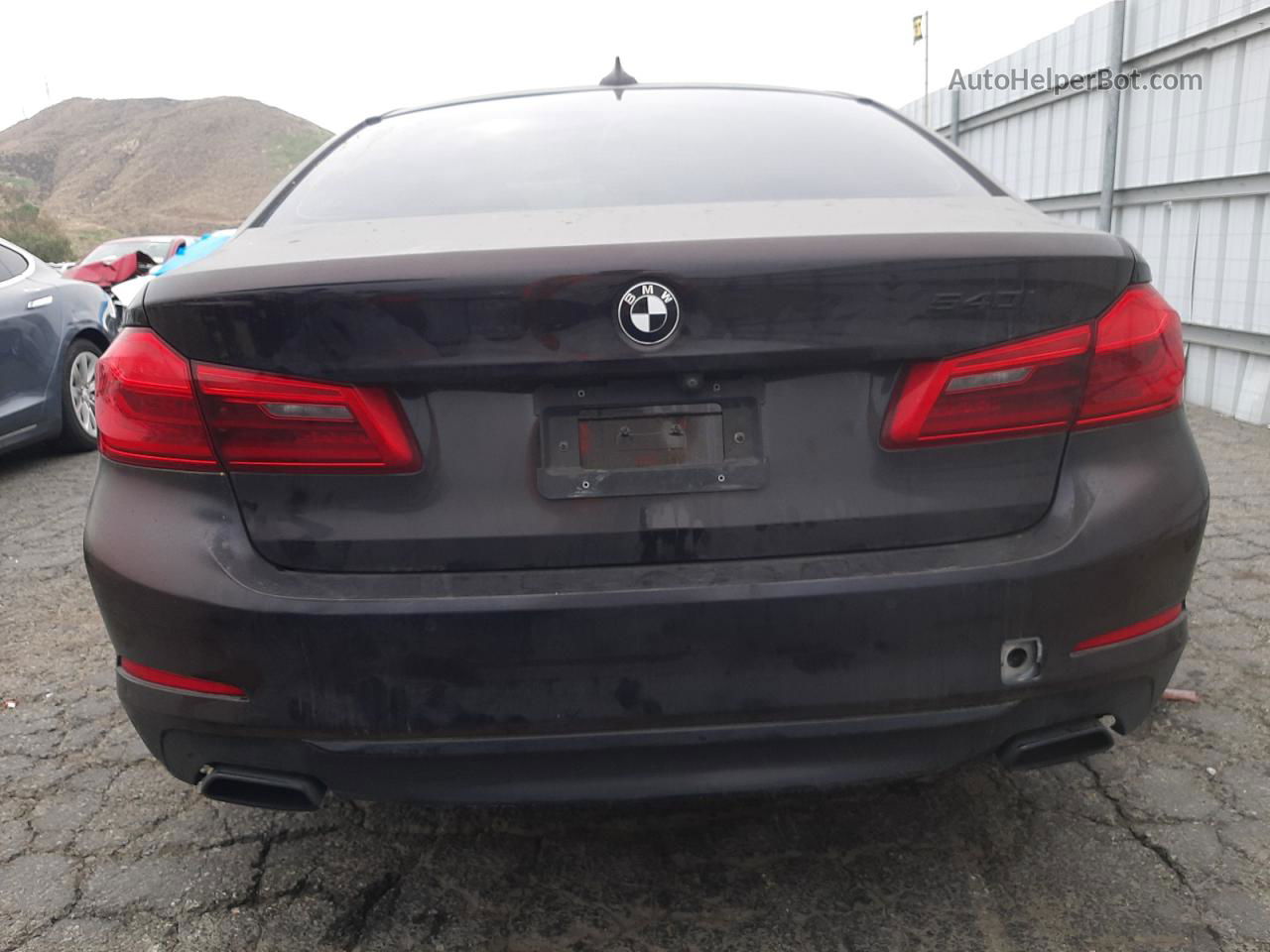 2018 Bmw 540 I Black vin: WBAJE5C5XJWA94882