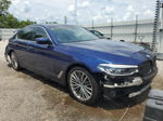 2018 Bmw 540 I Blue vin: WBAJE5C5XJWA95790