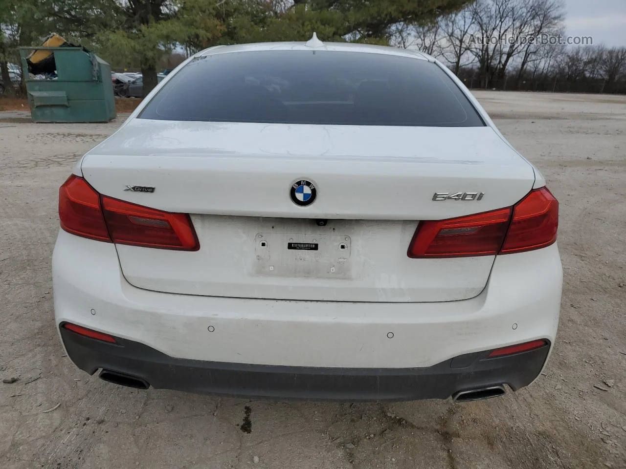 2017 Bmw 540 Xi White vin: WBAJE7C30HWA03560