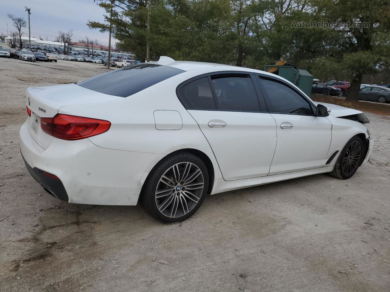 2017 Bmw 540 Xi White vin: WBAJE7C30HWA03560