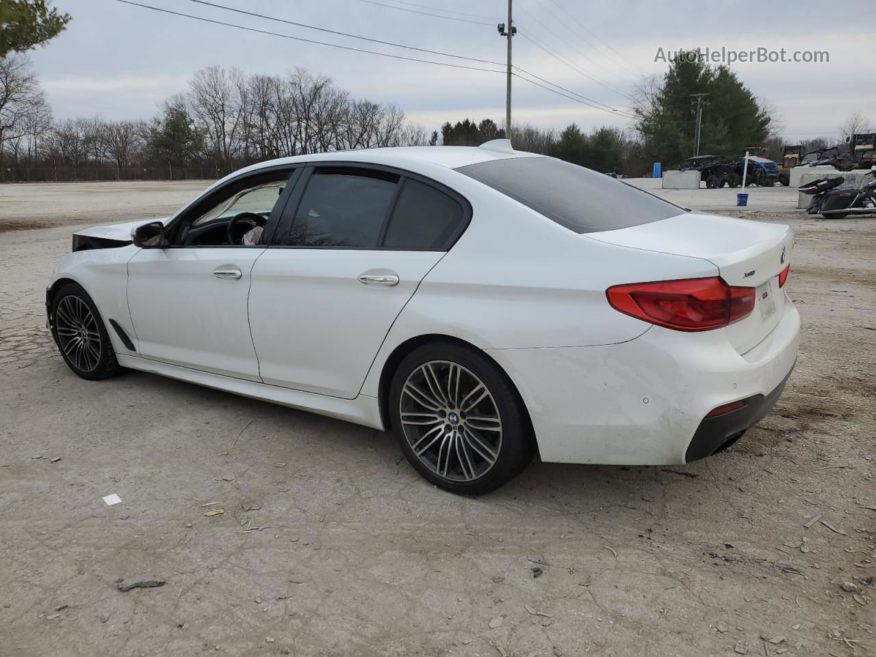 2017 Bmw 540 Xi White vin: WBAJE7C30HWA03560