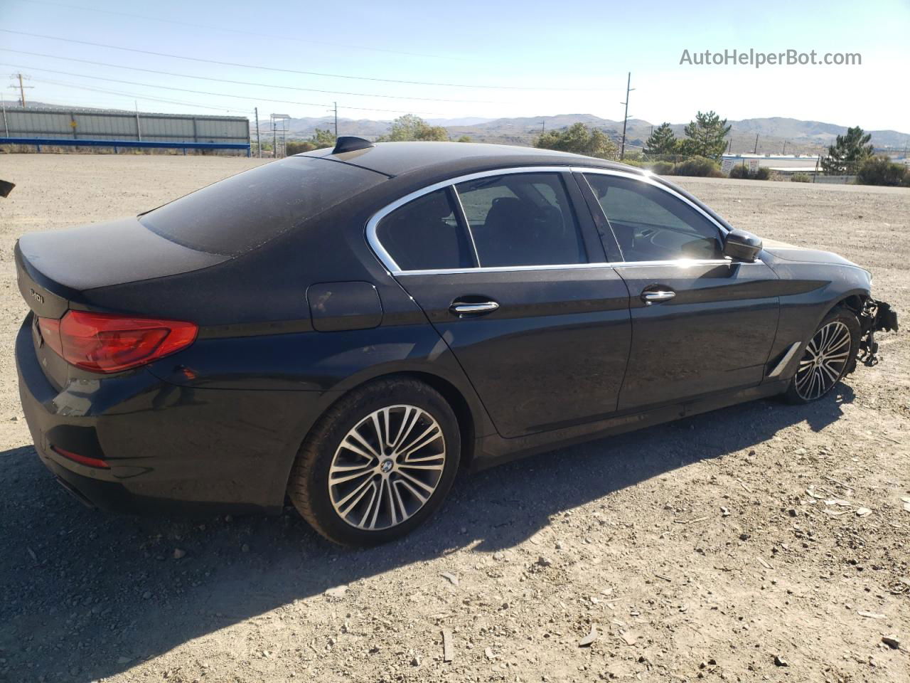 2017 Bmw 540 Xi Black vin: WBAJE7C33HG889915