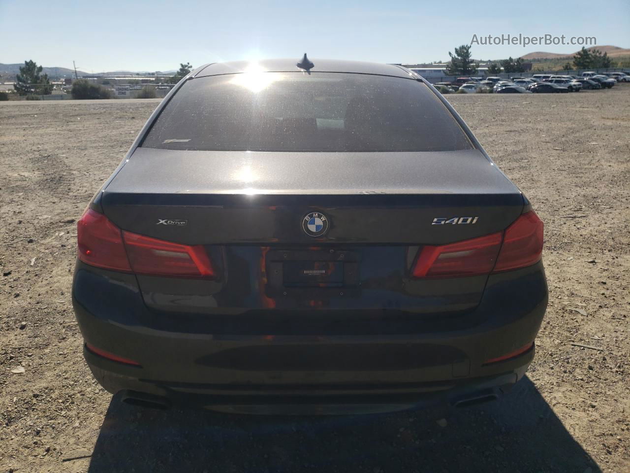 2017 Bmw 540 Xi Black vin: WBAJE7C33HG889915