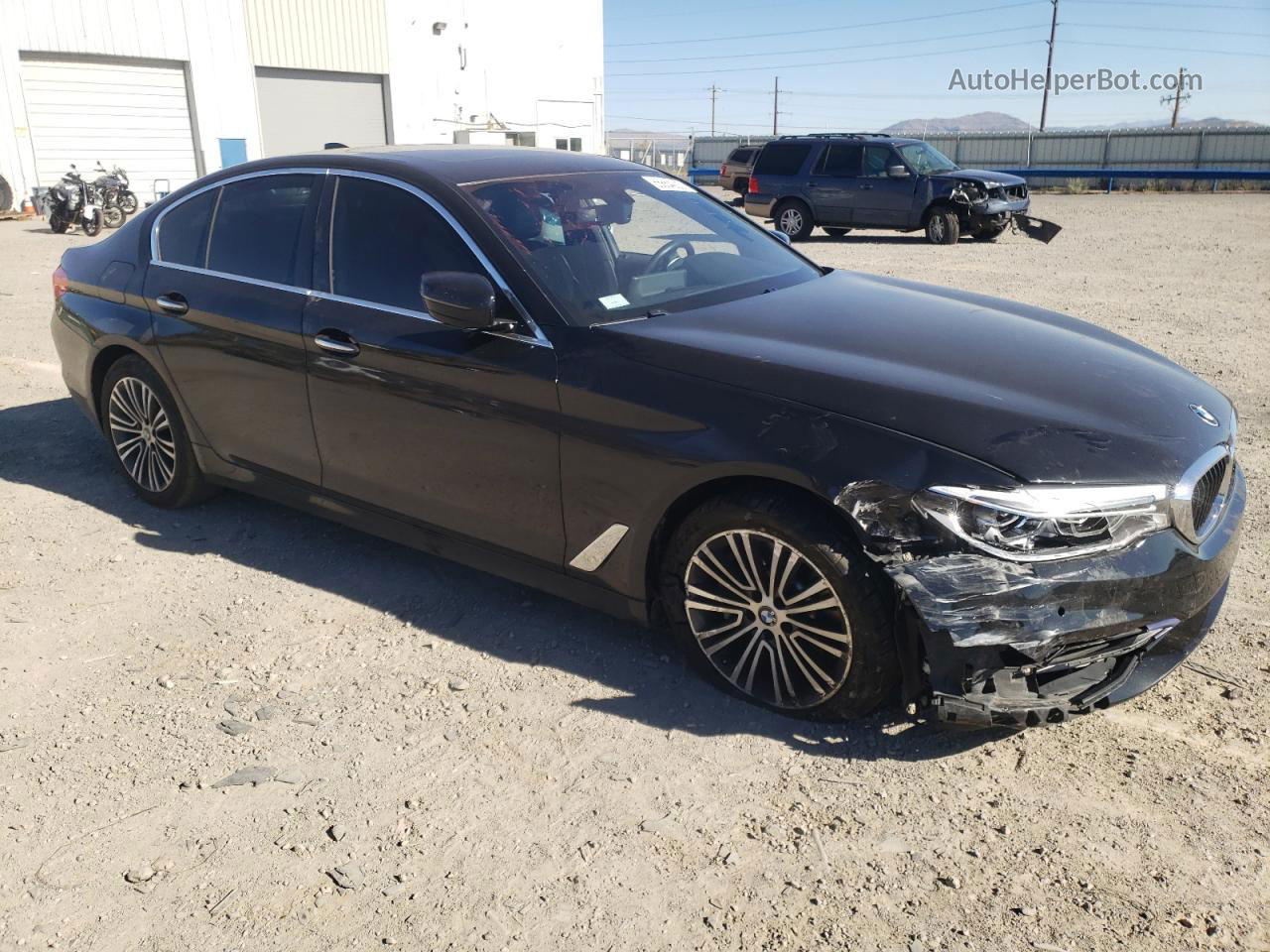 2017 Bmw 540 Xi Black vin: WBAJE7C33HG889915