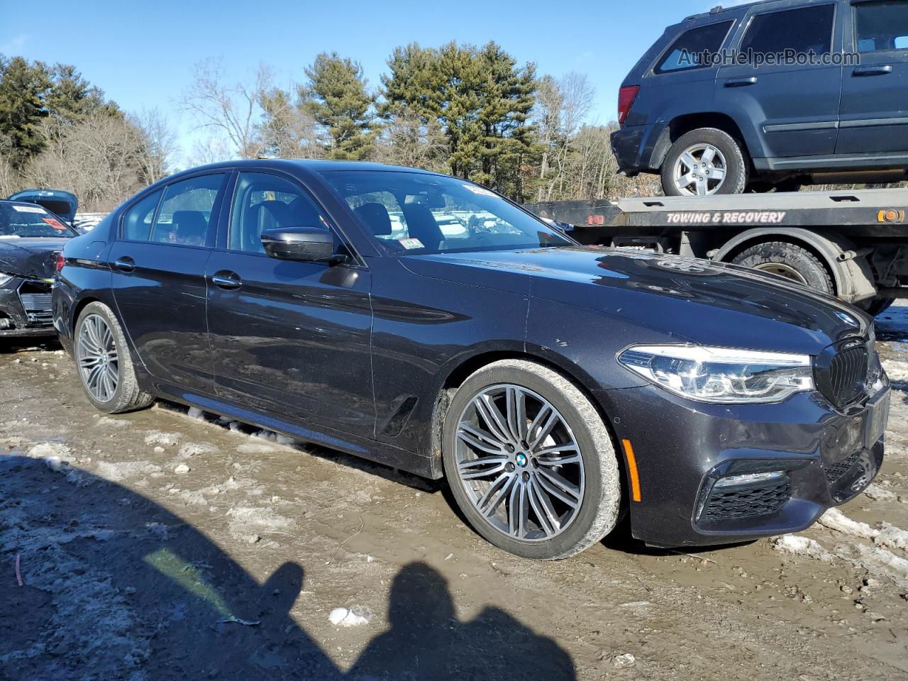 2017 Bmw 540 Xi Угольный vin: WBAJE7C34HG888076