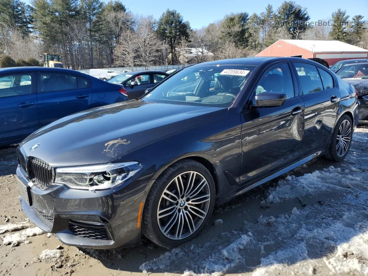 2017 Bmw 540 Xi Charcoal vin: WBAJE7C34HG888076