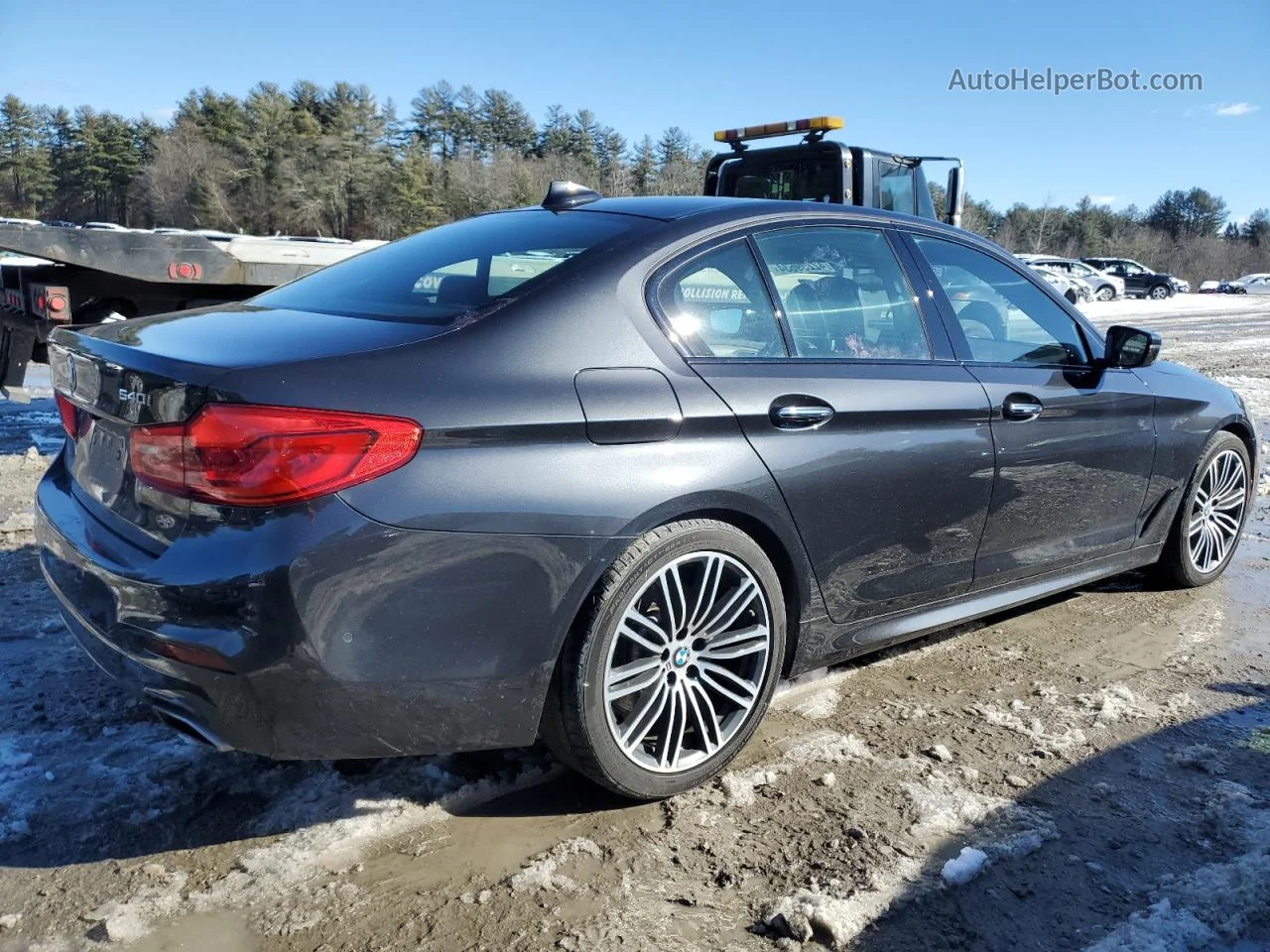 2017 Bmw 540 Xi Угольный vin: WBAJE7C34HG888076